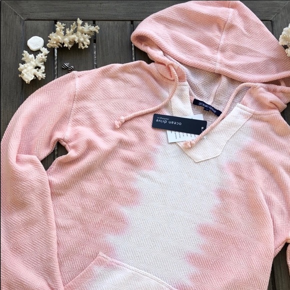 🌴🔆OCEAN DRIVE- HOODIE PONCHO PULL OVER🔆🌴 - Picture 9 of 10